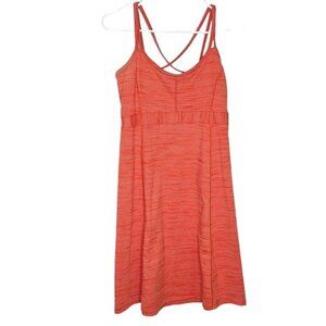 Marmot Taryn Striped Athletic Coral Dress Size Small